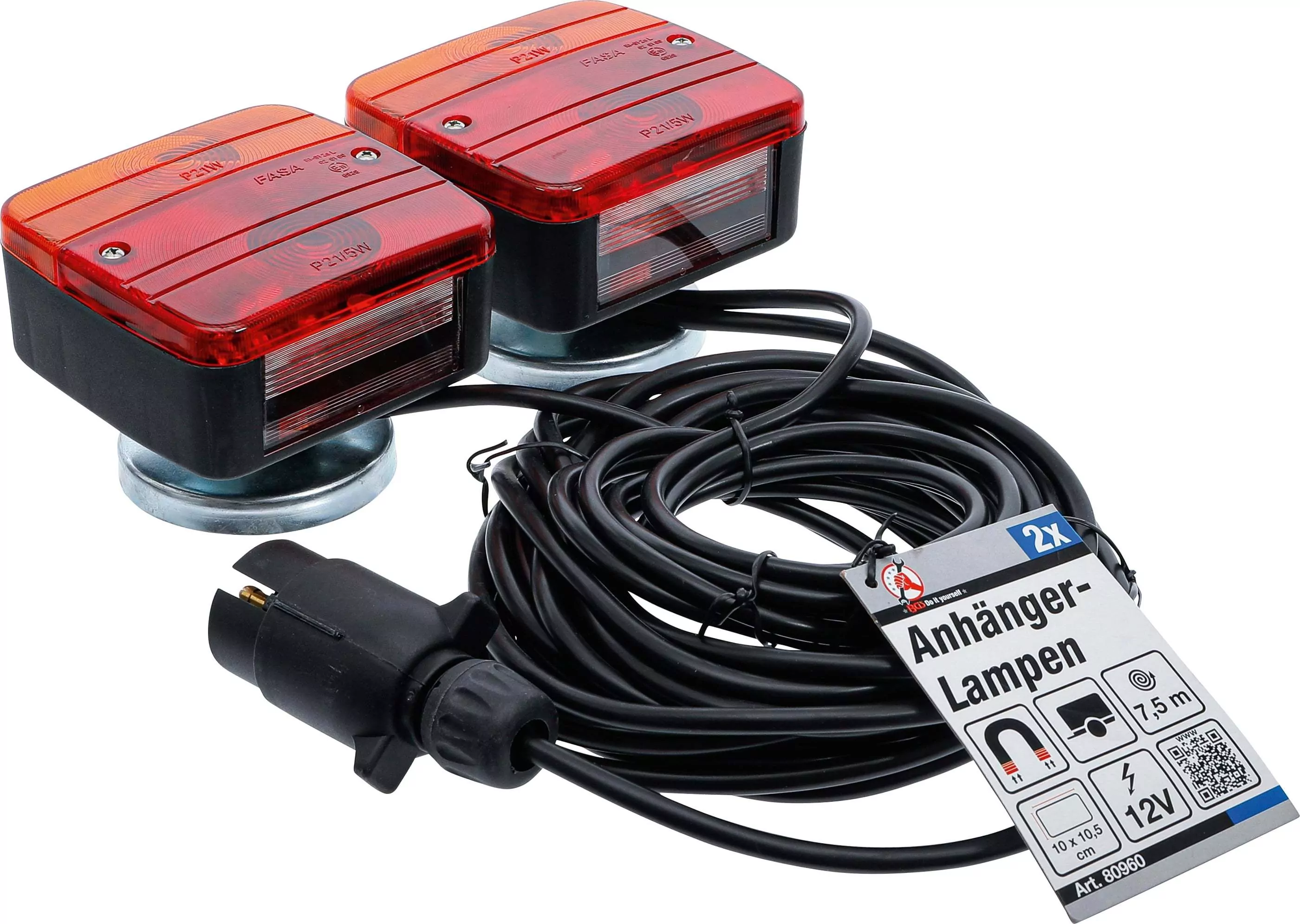 Anhänger-Lampen mit Magnethalter | 2-tlg.