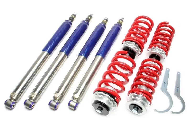 TA Technix härteverstellbares Gewindefahrwerk passend für Mercedes Benz C-Klasse Limousine W202, C-Klasse Kombi S202, CLK W208, E-Klasse Limousine W210, E-Klasse Kombi S210