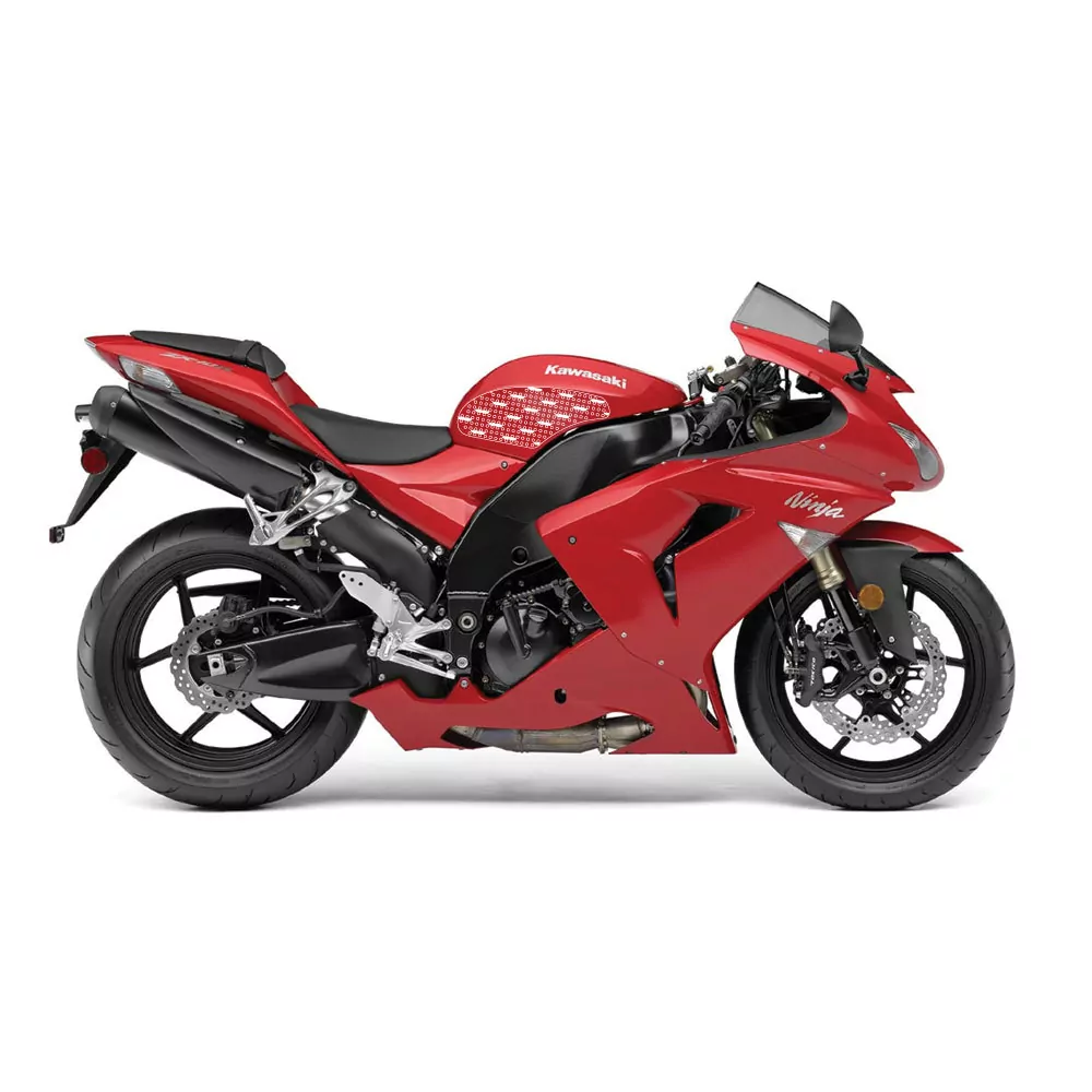 Stompgrip Traction Pad Volcano für Kawasaki Ninja ZX-10R 04-07 Klar