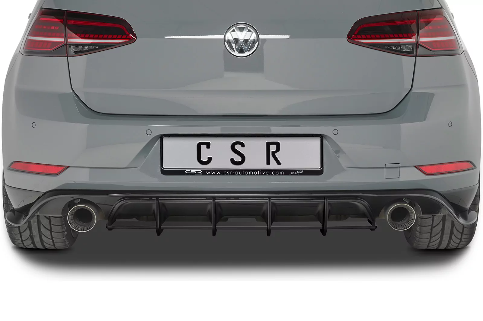 Racing Diffusor / Heckansatz für VW Golf 7 (Typ AU) GTI TCR HA311