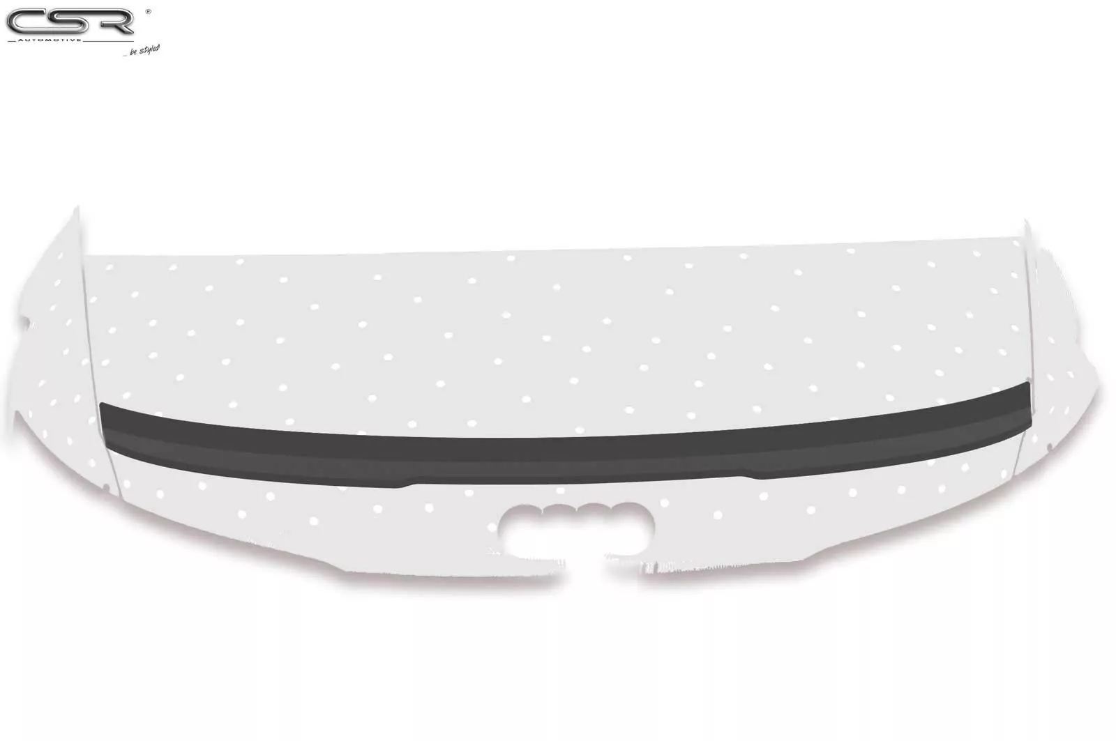 Heckflügel mit ABE für Audi A5 F5 Cabrio HF628-M Carbon Look (matt)