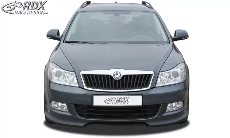 RDX Frontspoiler für SKODA Octavia 2 / 1Z Facelift 2008+ (nicht RS) Frontlippe Front Ansatz Spoilerlippe