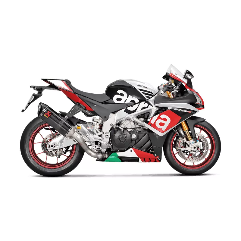 Akrapovic Enschalldämpfer-Halterung (Carbon) Auspuffanlage für Aprilia RSV4 Modelljahr 2015-2018 Tuono V4 2017-2022