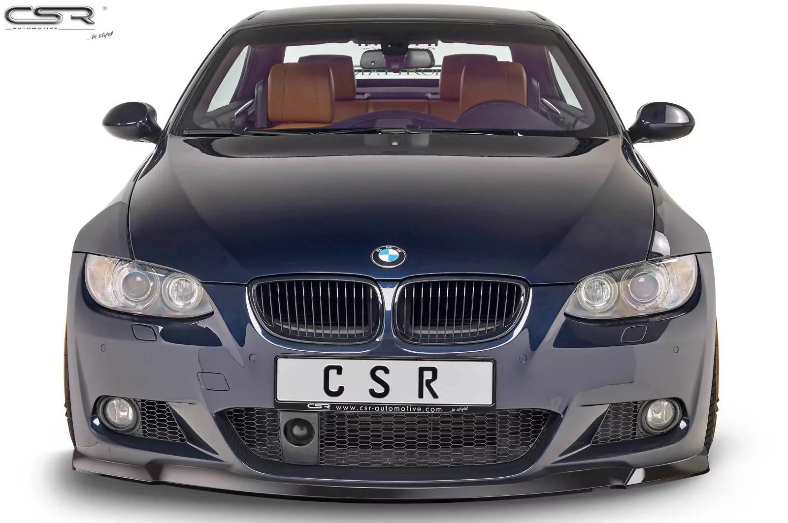Cup-Spoilerlippe mit ABE für BMW 3er E92 / E93 M-Paket CSL418-M Carbon Look (matt)