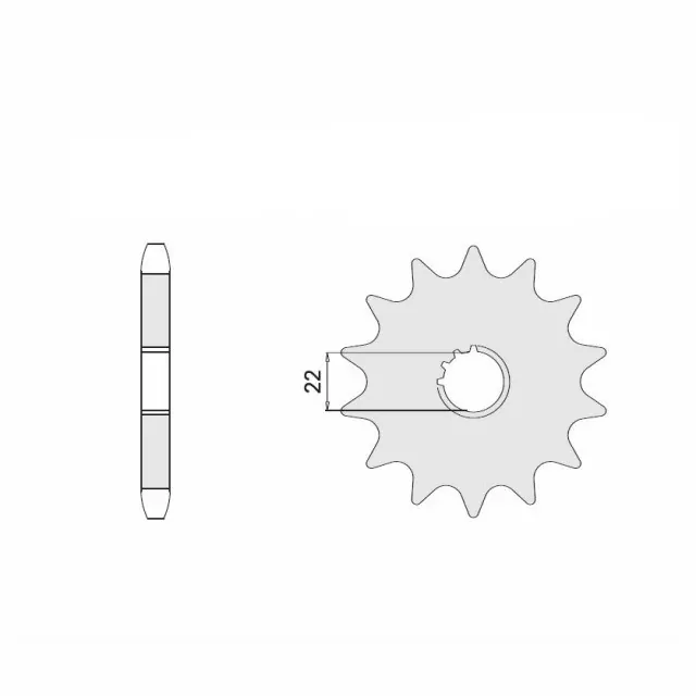 EK-Chain Kettensatz 520DEX für Aprilia 125 Tuareg Rally Modelljahr 1989-1994