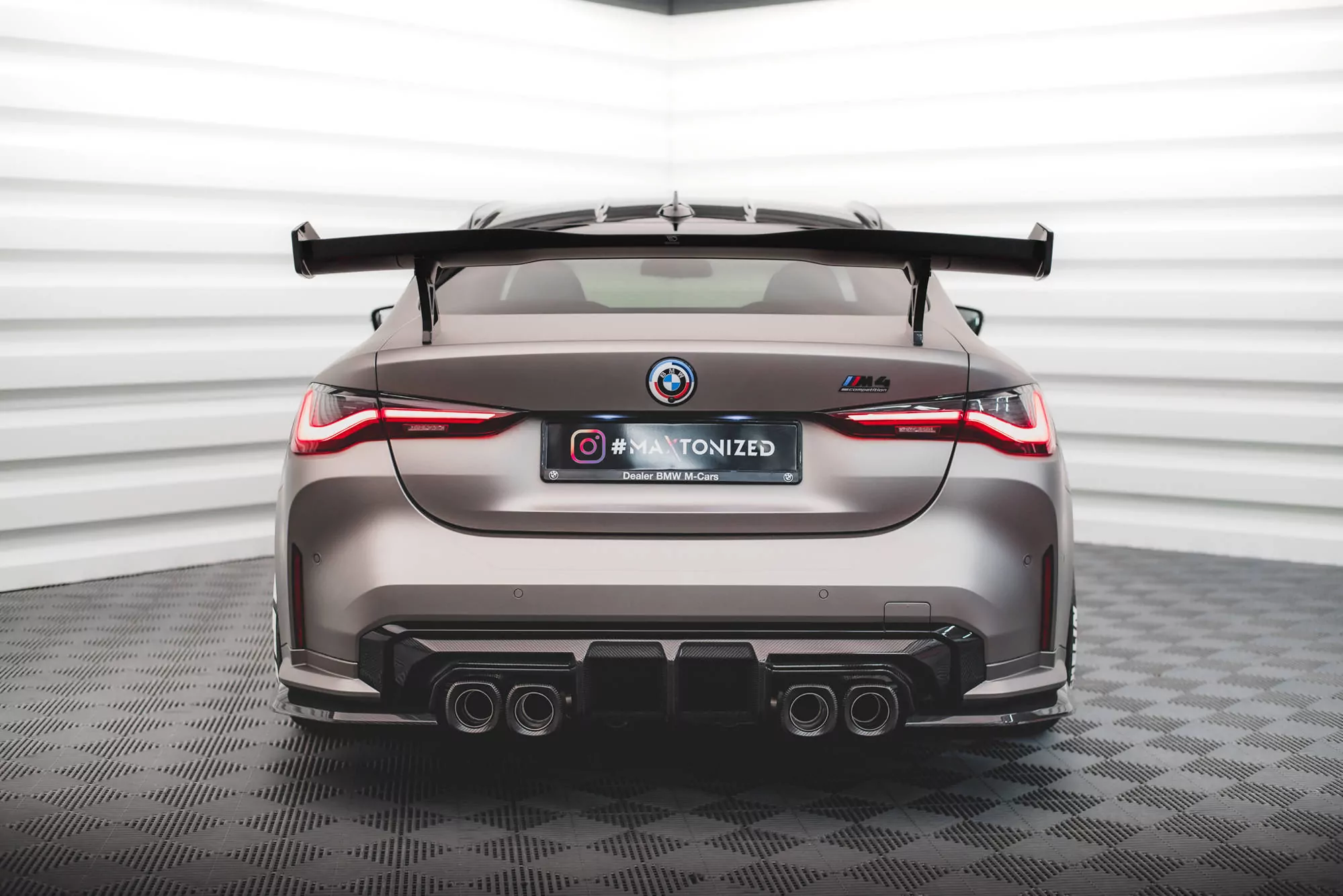 Carbon Fiber Heck Ansatz Flaps Diffusor Für BMW M4 G82 Competition