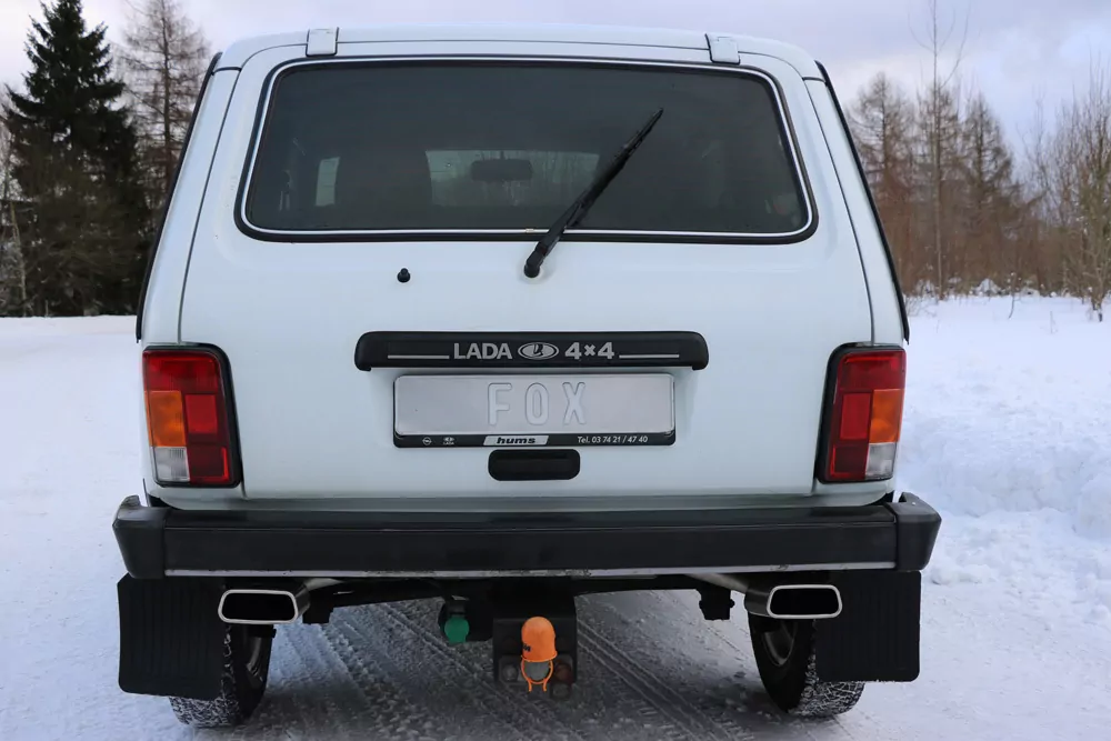 Lada Niva 4x4  Endschalldämpfer quer Ausgang rechts/links - 145x65 Typ 59 rechts/links