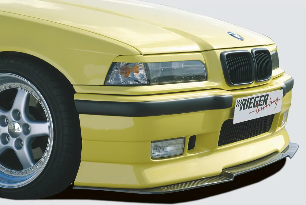 Rieger Scheinwerferblenden Lim., Compact,... für BMW 3er E36 | Compact 01.90-12.99 NICHT GEEIGNET für Xenonscheinwerfer!