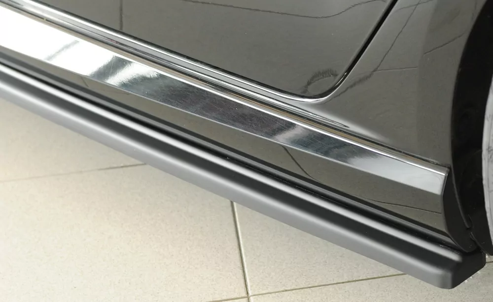 Rieger Seitenschweller links ansatz matt schwarz für Audi RS3 (8V) 5-tür. (Sportback 8VA / 8VF) 02.17- (ab Facelift)