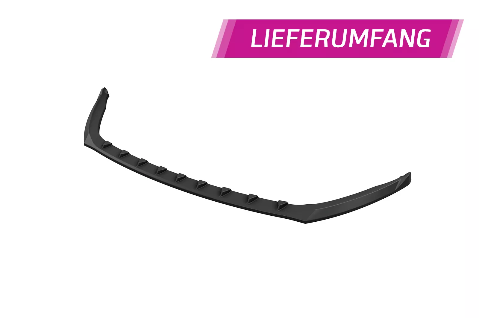 Cup-Spoilerlippe mit ABE für Opel Mokka B / Mokka-E CSL628 Schwarz Strukturiert