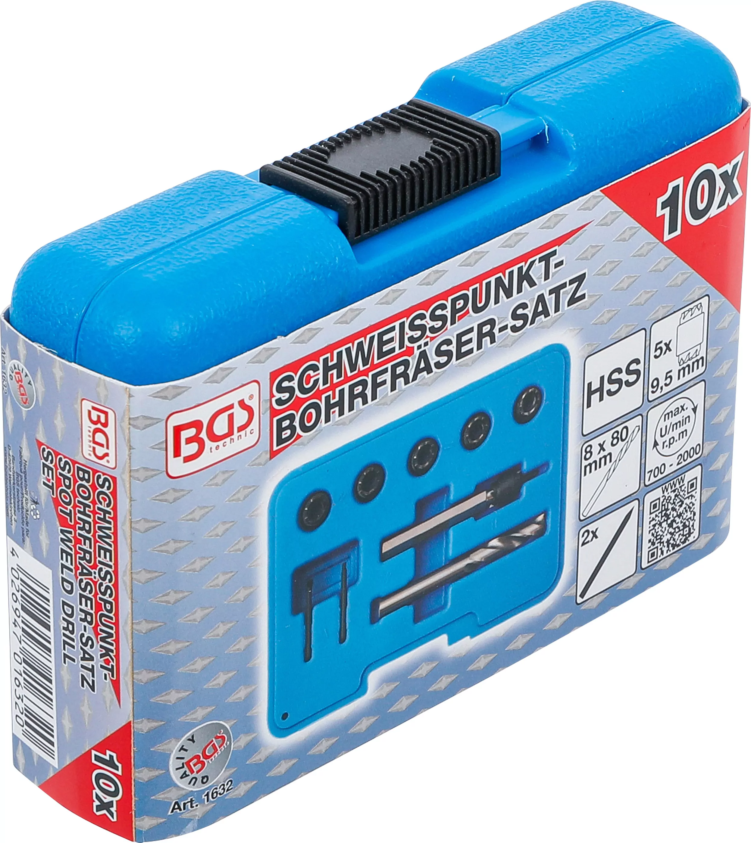 Schweisspunkt-Bohrer / Fräser-Satz | 10-tlg.