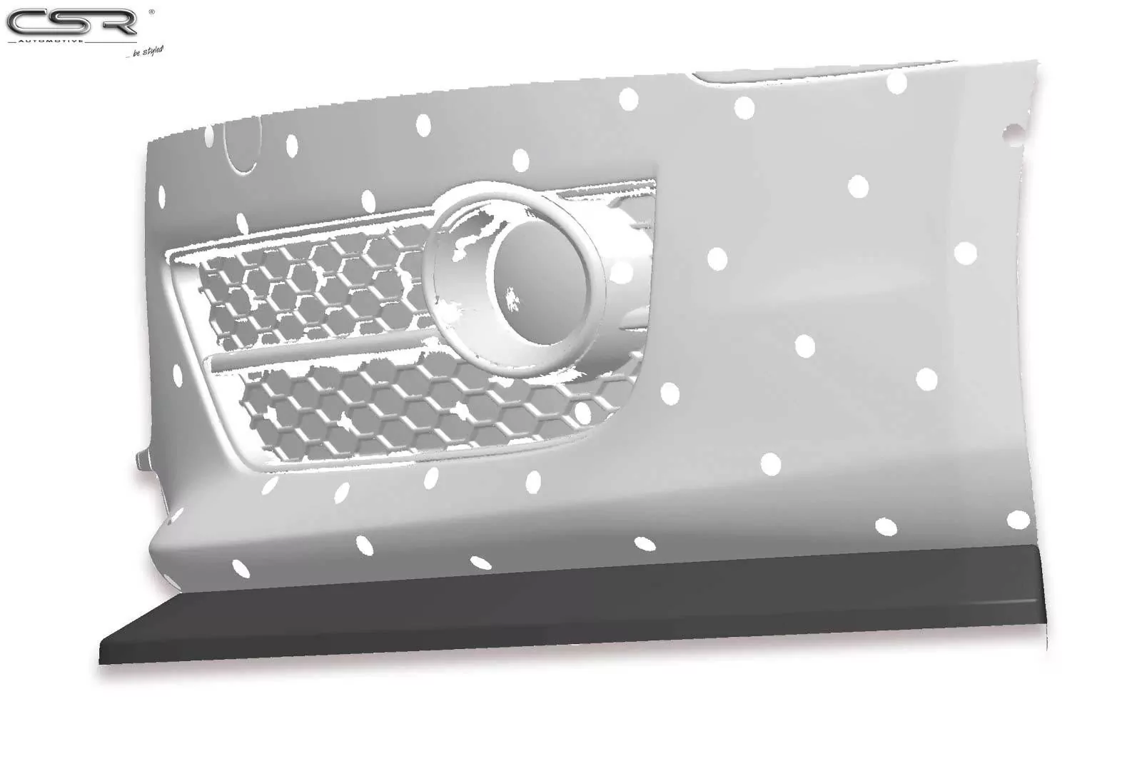 Cup-Spoilerlippe mit ABE für Audi A5 8T CSL378-M Carbon Look (matt)