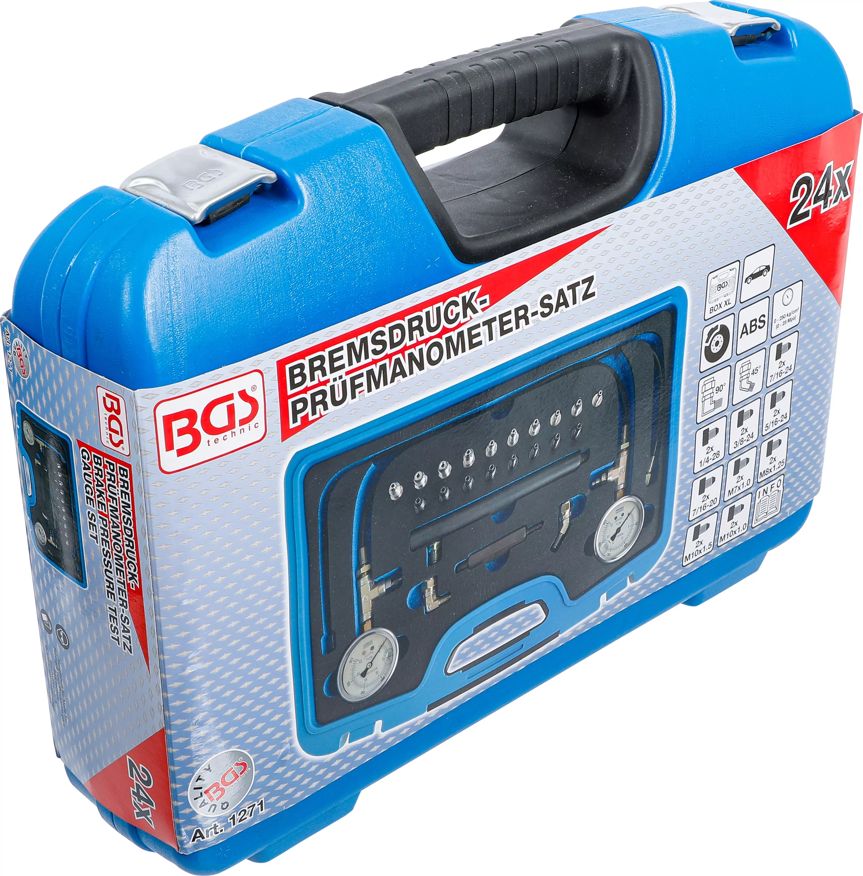 Bremsdruck-Prüfmanometer-Satz