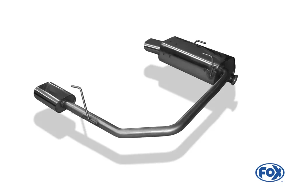 Peugeot 206 S16/ S16 Cabrio  Endschalldämpfer Ausgang rechts/links - 135x80 Typ 53 rechts/links