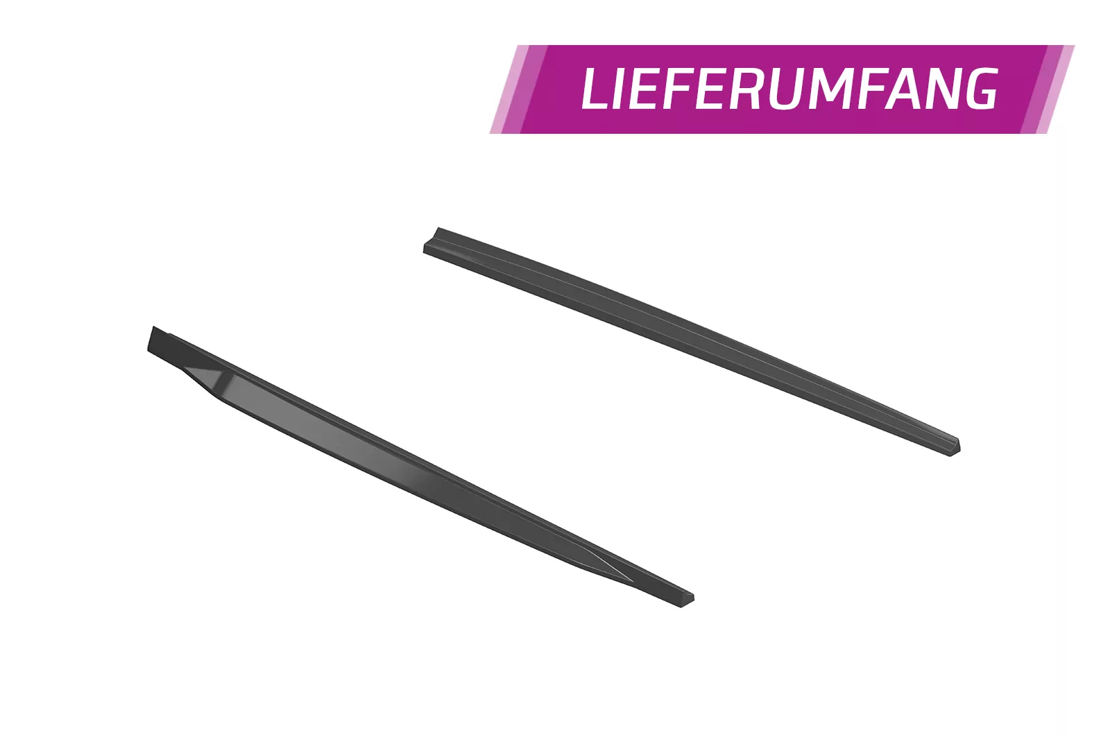 Seitenschweller für Audi A3 8V Cabrio S-Line SS539 Schwarz Strukturiert