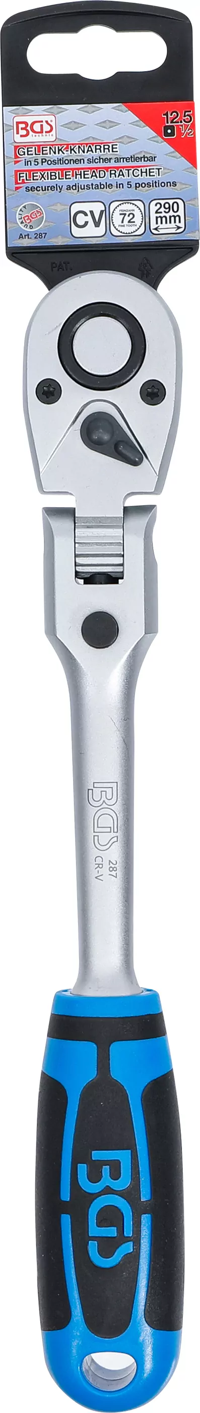 Gelenkknarre | arretierbar | Abtrieb Außenvierkant 12,5 mm (1/2")