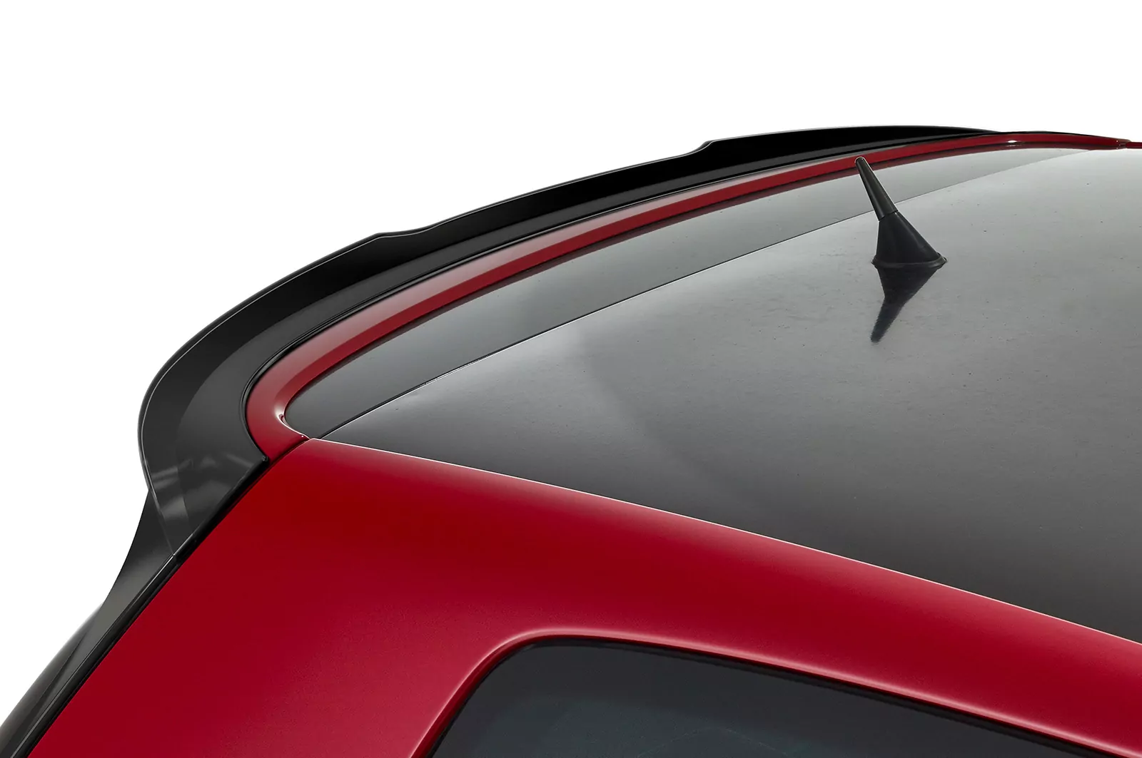 Heckflügel mit ABE für VW Golf 5 (Typ 1K) GTI / R32 HF643 Strukturiert (schwarz matt)