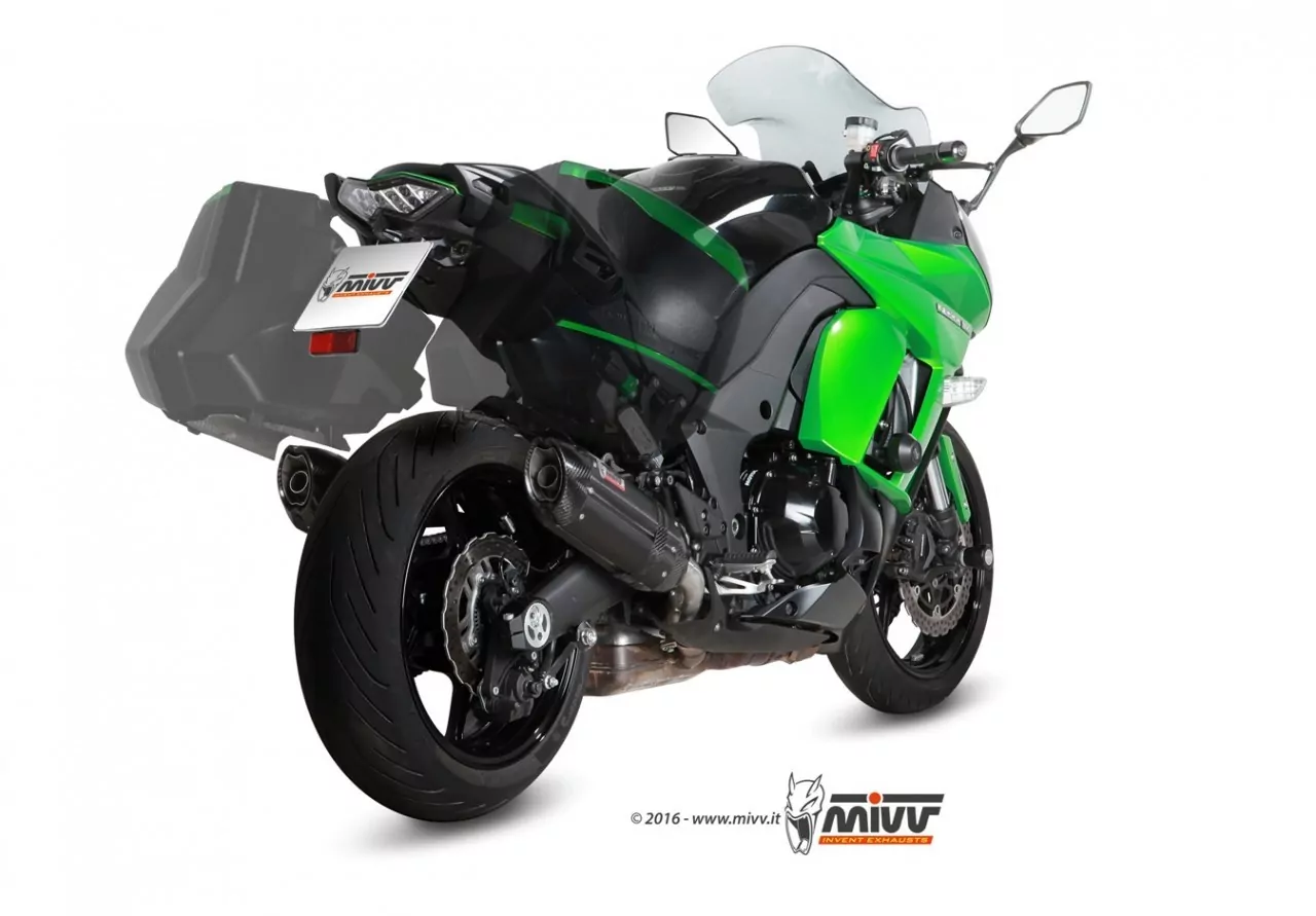 Mivv Suono In Edelstahl Schwarz Für Kawasaki Z 1000 SX 14-