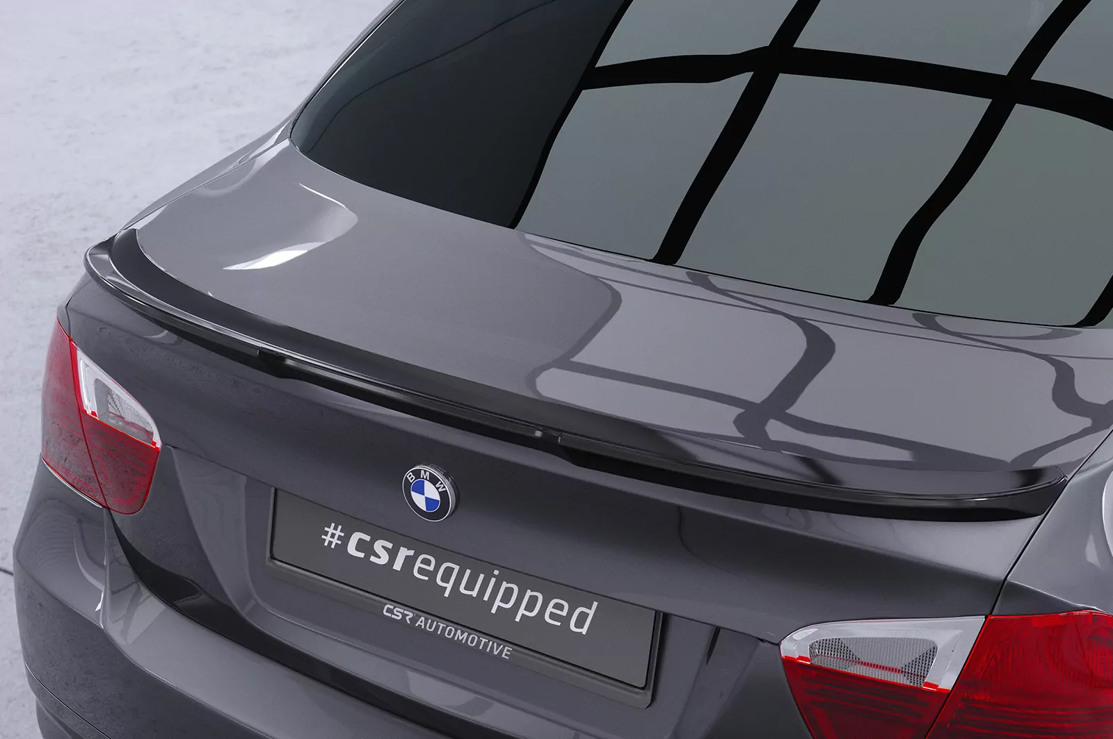 Heckflügel mit ABE für BMW 3er E90 HF005 Schwarz Strukturiert