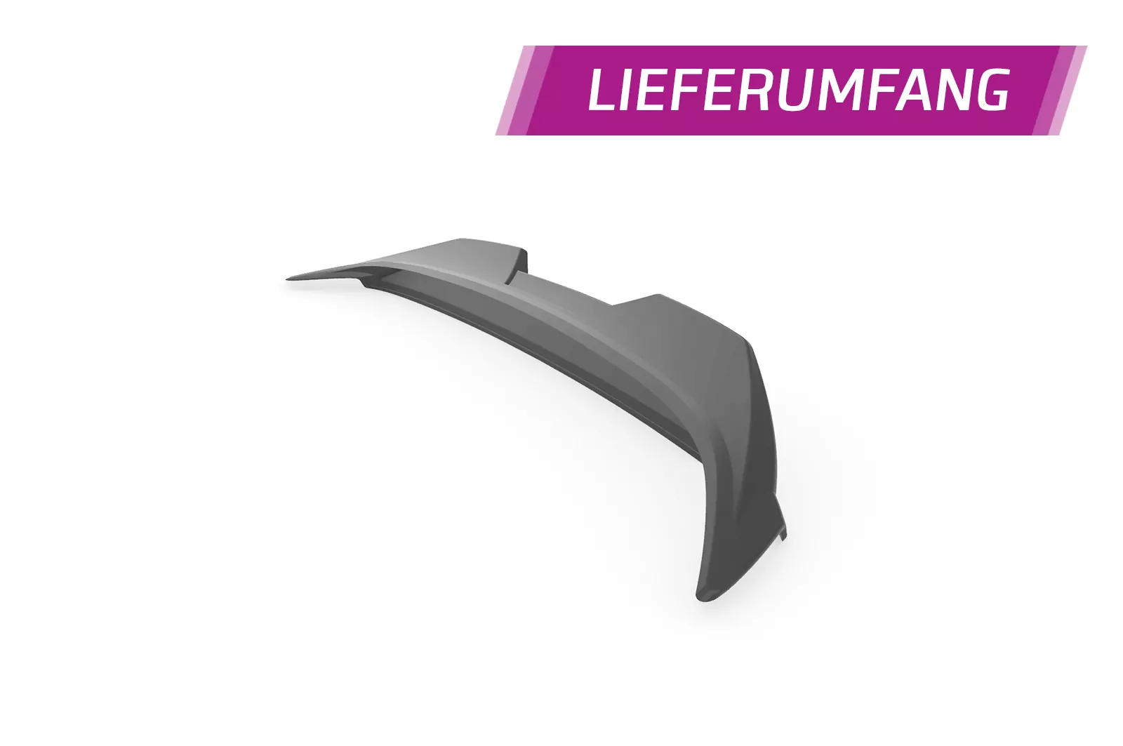 Heckflügel mit ABE für BMW 2er G42 HF970 Schwarz Strukturiert