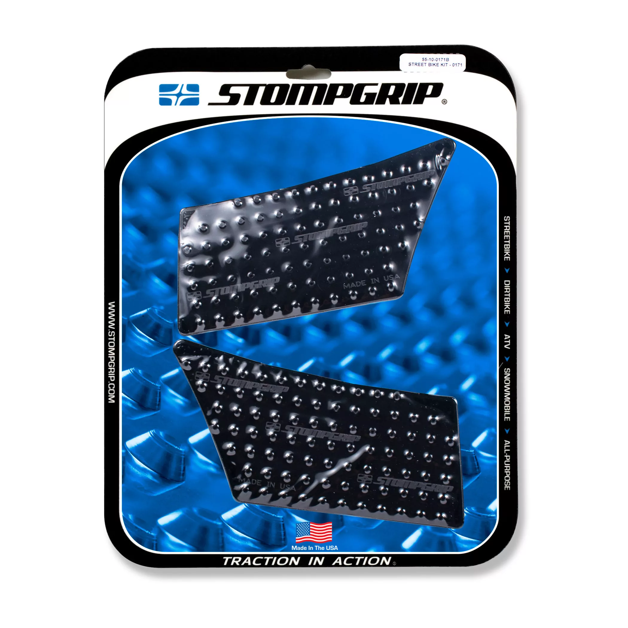 Stompgrip Traction Pad Volcano für Zero DS / DSR 13-20 Schwarz