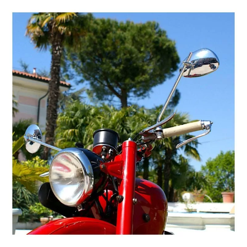 FAR Lenkerspiegel Classic Bike Chrome | 7547 7548 | E-geprüft | 22mm Klemmung