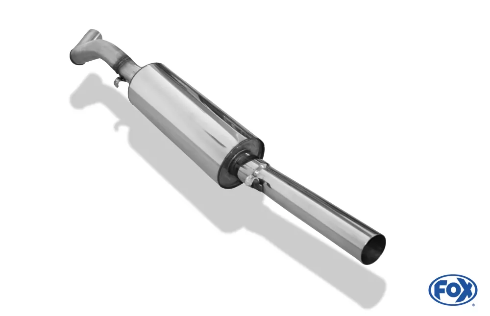 VW Golf I GTI  Endschalldämpfer Ø63,5mm - 1x63,5 Typ 10 nach links führend