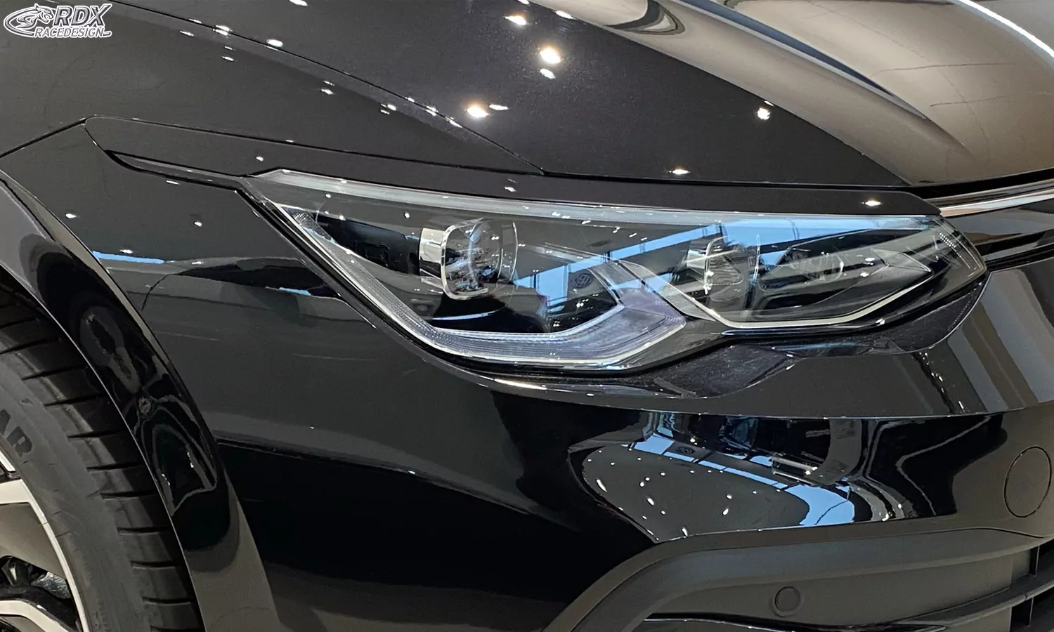 RDX Scheinwerferblenden für VW Golf 8 CD/CDV Böser Blick