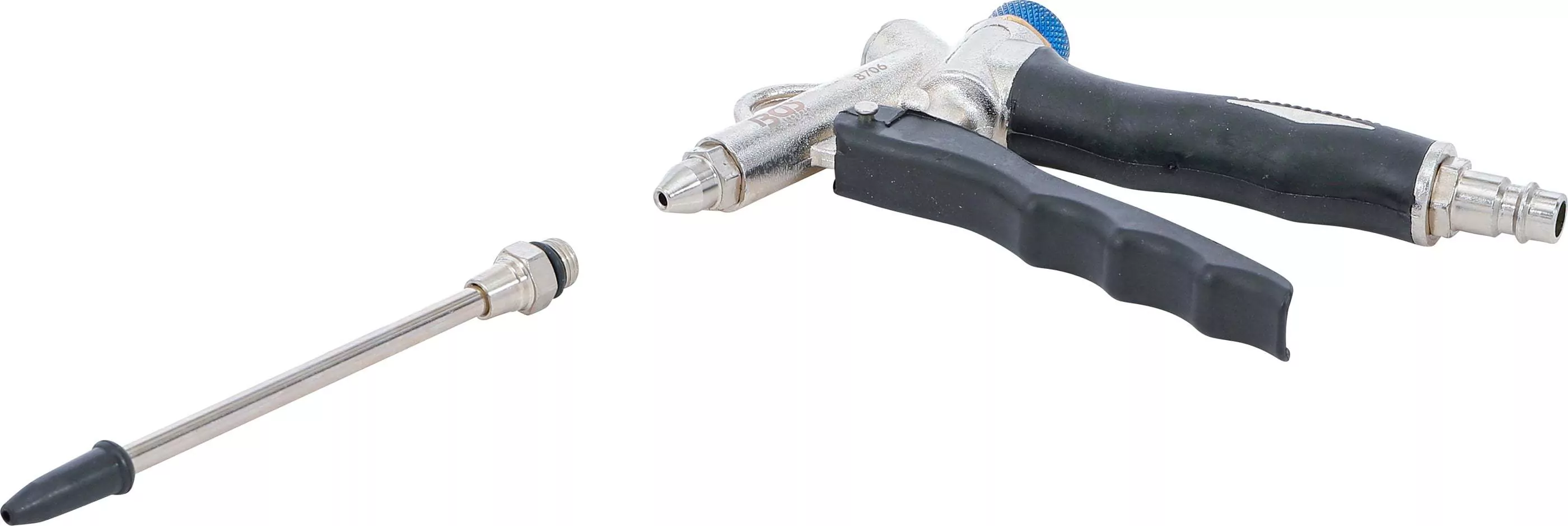 Druckluft-Ausblaspistole mit Mengenregler