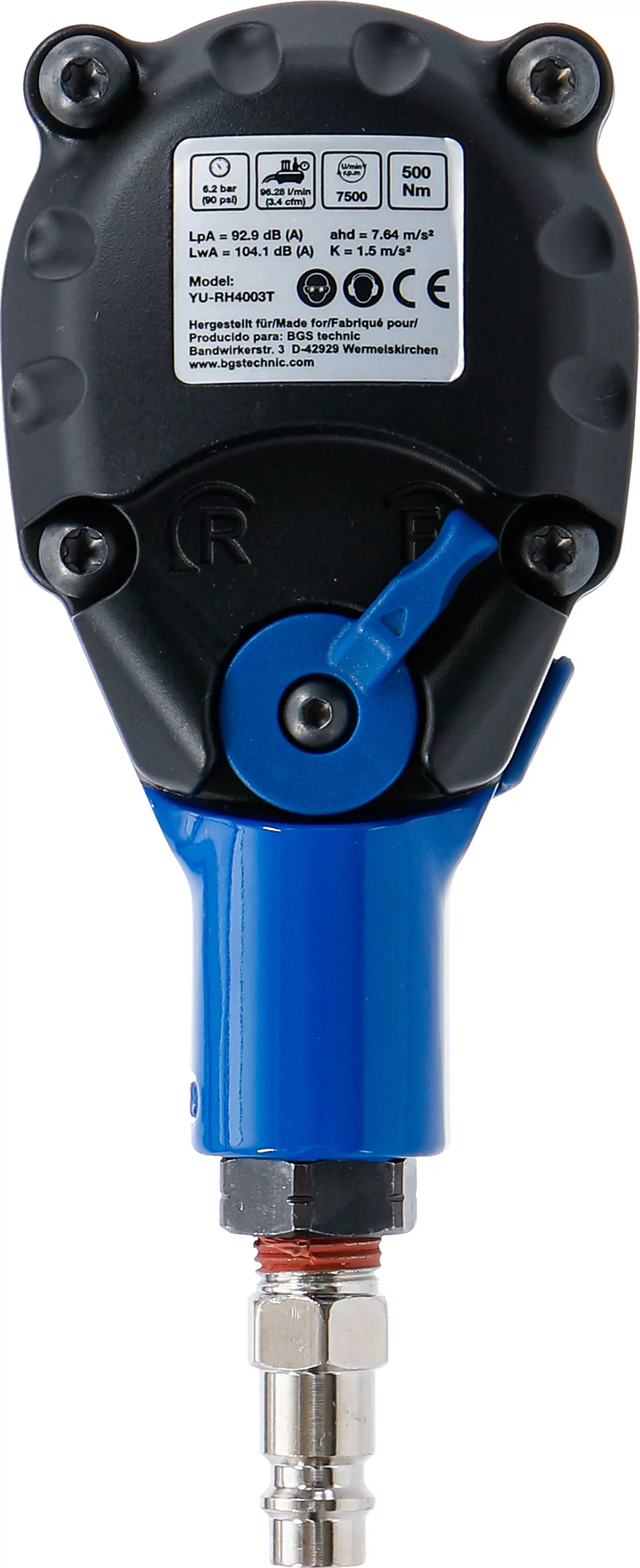 Mini-Druckluft-Schlagschrauber | 12,5 mm (1/2") | 500 Nm