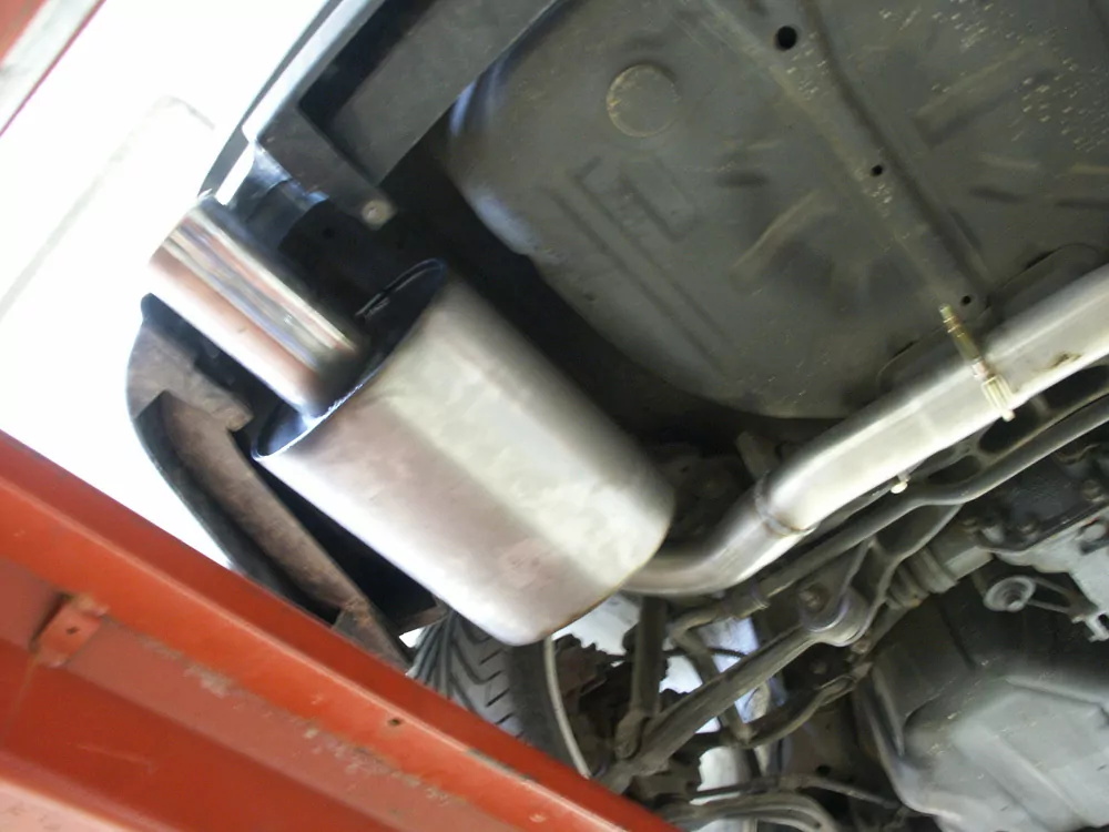 Mitsubishi Lancer Evolution VI  Endschalldämpfer Ø70mm - 1x90 Typ 13