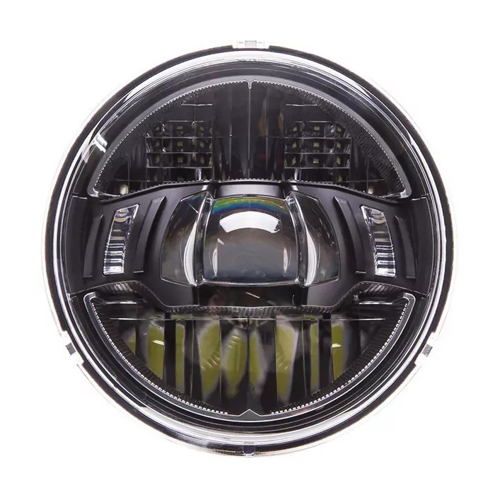 Scheinwerfereinsatz | AREA | 5-3/4"| LED | schwarz Ø=143mm | Klarglas | E-geprüft