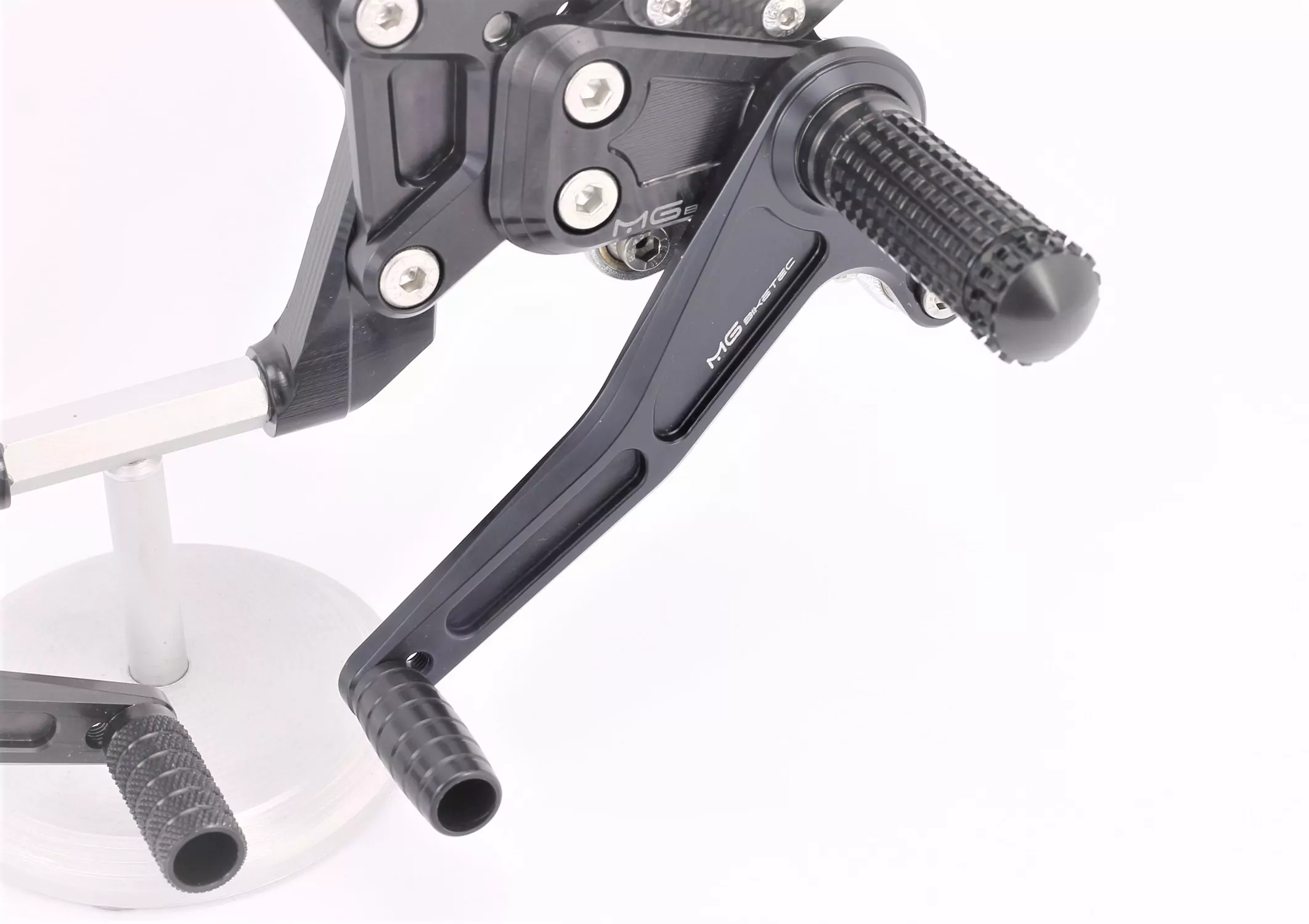 MG Biketec Sportfussrastenanlage / Rastenanlage / Fußrastenanlage, Umkehrschaltung, ABE, gültig in D - A - CH für Ducati 959 Panigale V2 ab 2016-2019