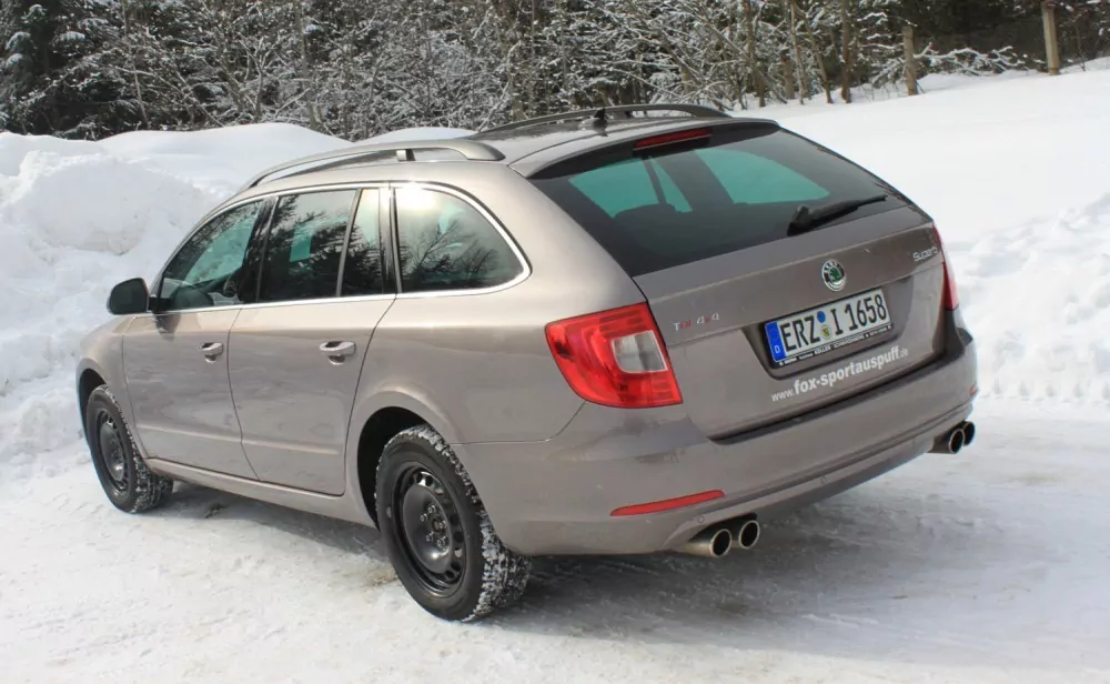 Skoda Superb 3T 4x4 3,6l  Endschalldämpfer rechts/links - 145x65 Typ 59 rechts/links