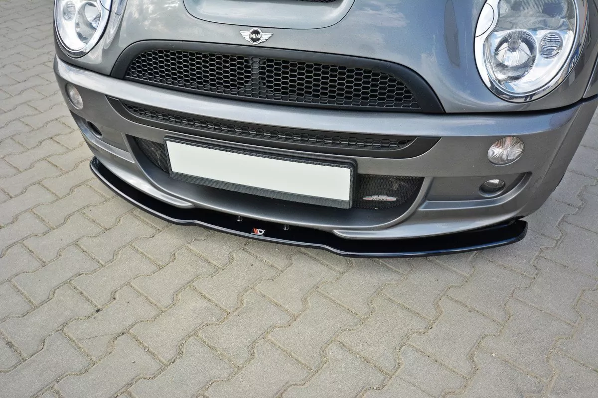 Front Ansatz Passend Für Passend Für MINI R53 COOPER S JCW Schwarz Hochglanz Schwarz Hochglanz
