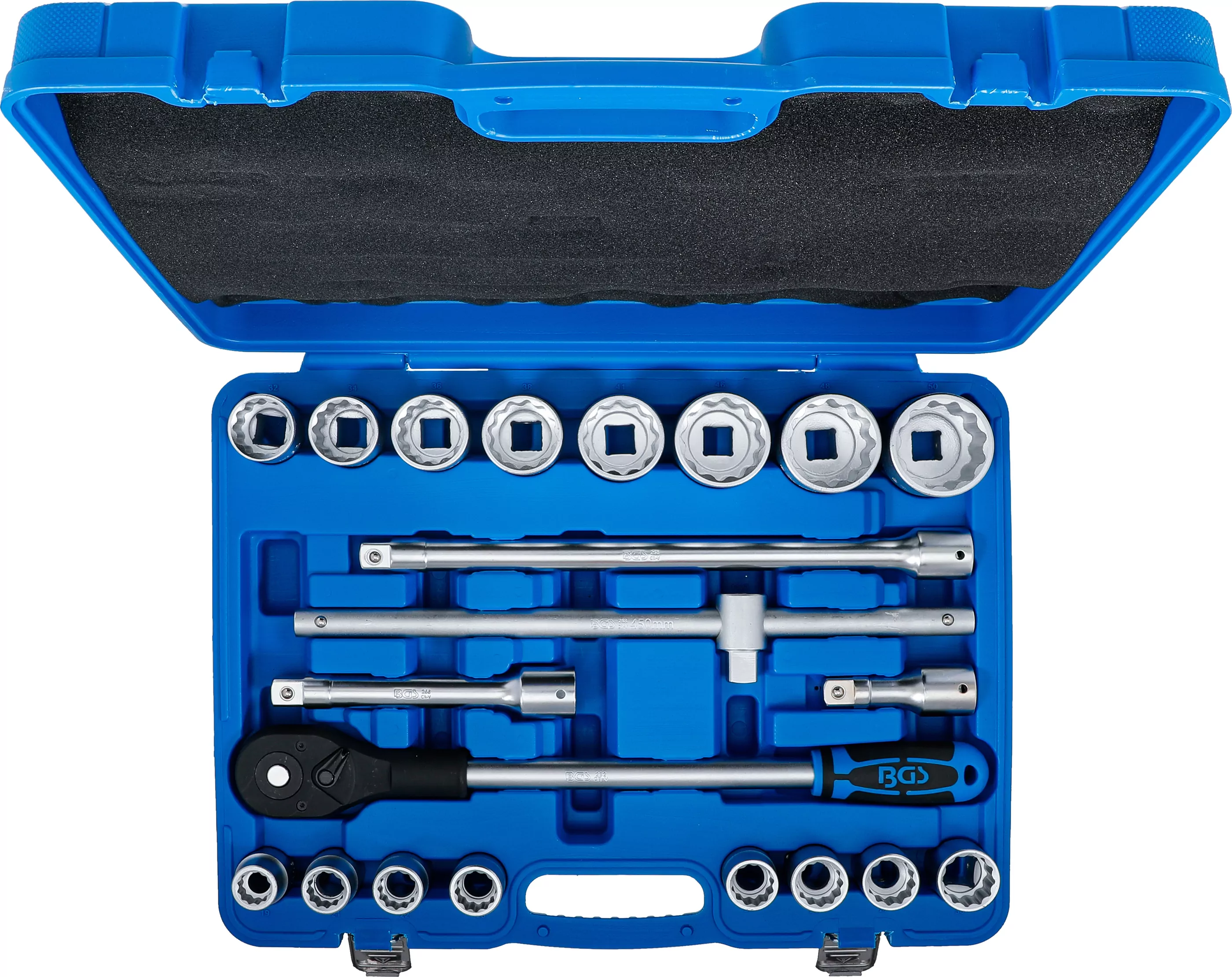 Steckschlüssel-Satz Zwölfkant | Antrieb 20 mm (3/4") | 21-tlg.