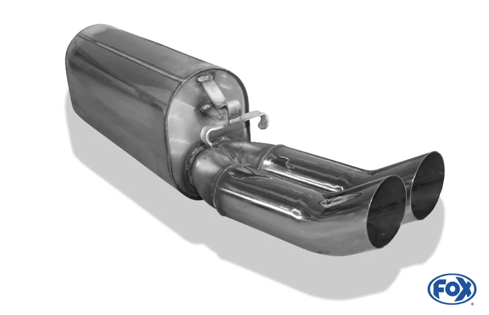 Opel Calibra A/ Calibra A 4x4  Endschalldämpfer Ø50mm - 2x76 Typ 18