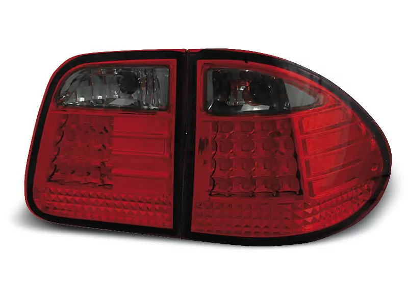 Led Tail Lights Red Smoke Fits Mercedes W210 95-03.02 Kombi