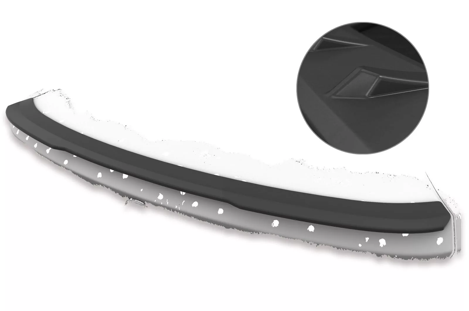 Heckflügel mit ABE für BMW X4 (F26) Lackierfreundlich (schwarz matt)