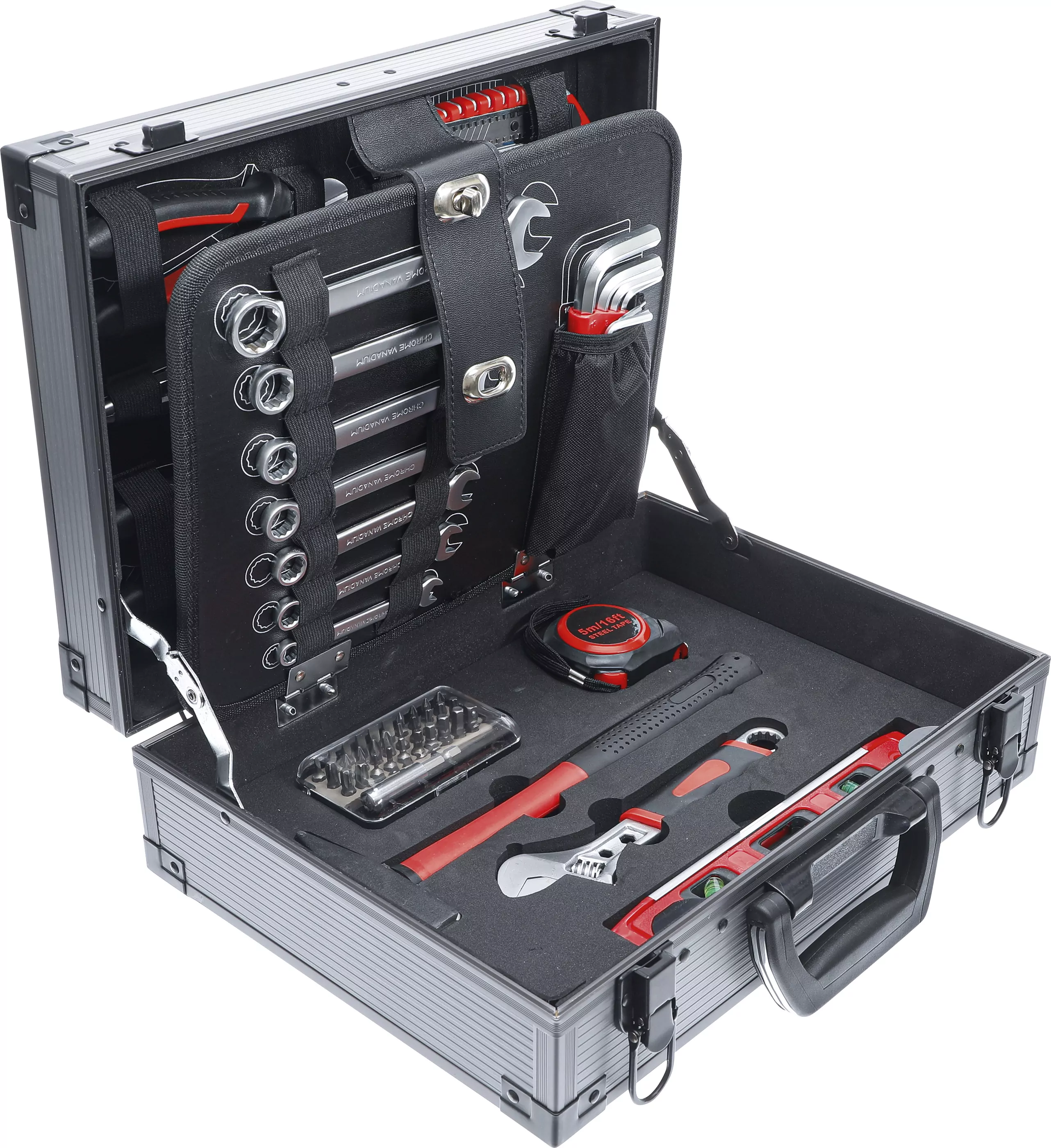 Werkzeug-Satz im Alukoffer | mit 66 Werkzeugen