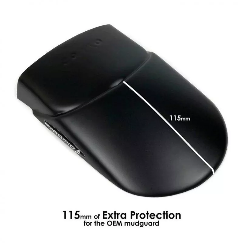 Pyramid Hinterradabdeckung Verlängerung Schwarz Matt Zero DS / FXE / S / DSR / SR / FXS / FX