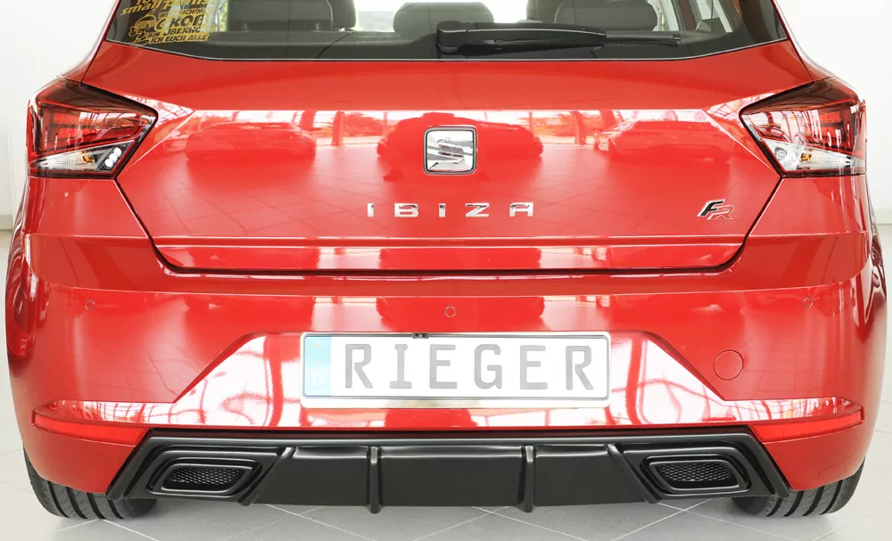 Rieger Heckeinsatz für Seat Ibiza (KJ) | 5-tür. 01.17- für orig. ESD