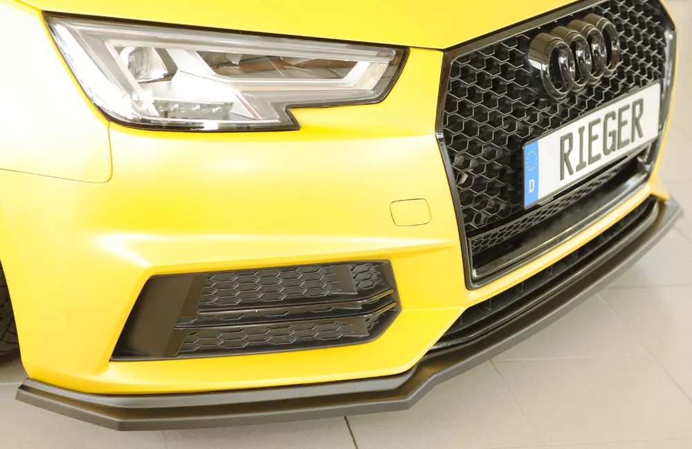 Rieger Spoilerschwert matt schwarz für Audi A4 (B9/F4) Avant 08.15-07.18 (bis Facelift 1)