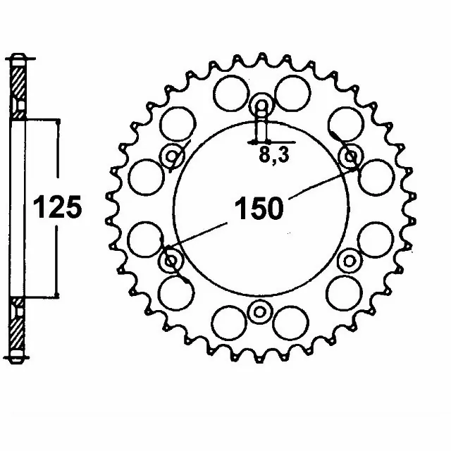 EK-Chain Kettensatz 520 MVXZ-2 für Husqvarna Norden 901 ab Modelljahr 2021-