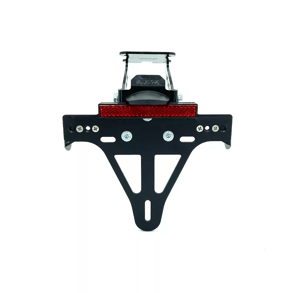 alpha Technik Kennzeichenhalter für Yamaha YZF-125R, Typ RE39, Modelljahr 2019-; R125, Typ RE40, Modelljahr 2021-