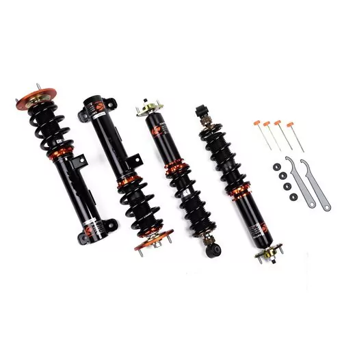 K-Tec BMW 3er E36 (3B, 3/B, 3C, 3/C) Gewindefahrwerk Street mit Upside/Down-Federbein hinten