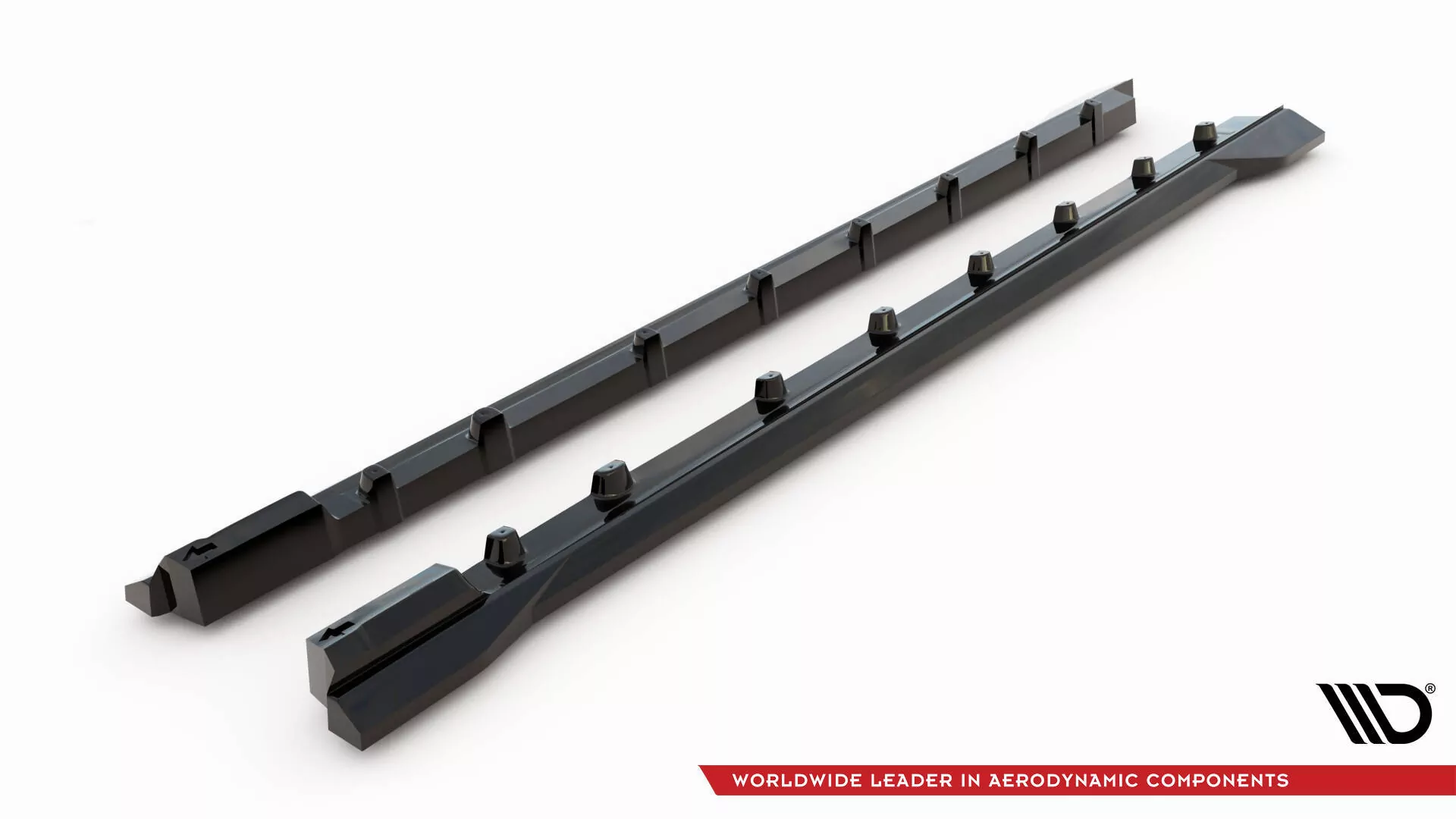 Seitenschweller Ansatz Für Jaguar F-Pace R-Sport Mk1 Schwarz Hochglanz