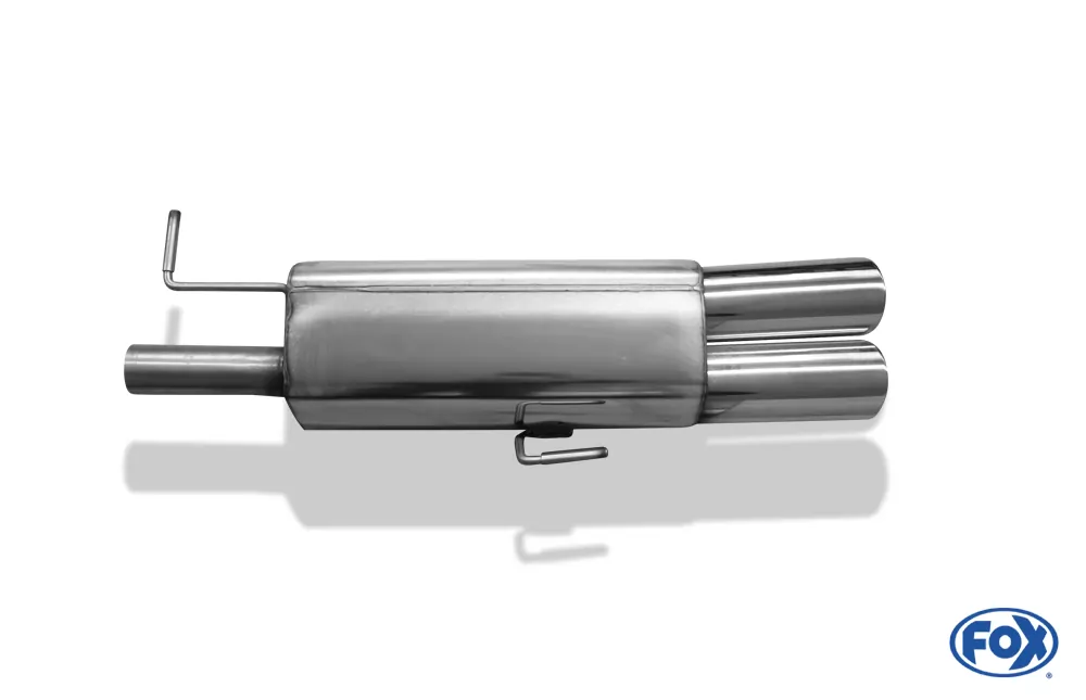 Peugeot RCZ  Endschalldämpfer einseitig - 2x106x71 Typ 32