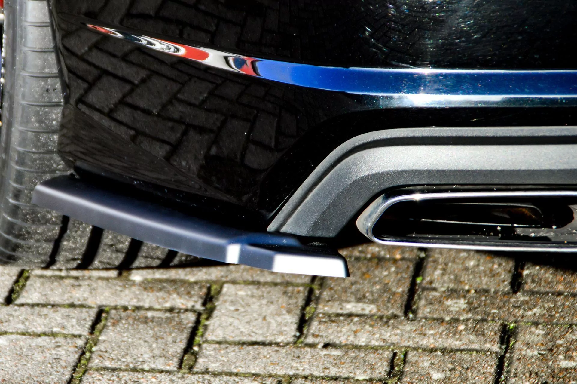 Heckansatz Seitenteile für Audi A7 C7 4G Facelift