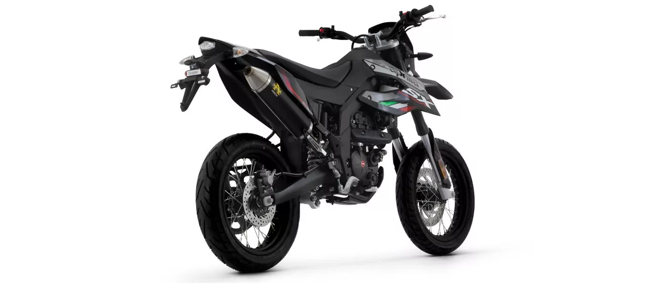 Arrow Thunder Aprilia RX / SX 125 Schwarz 21-22